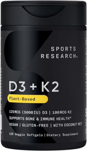 Vegan vitamin d3 + k2