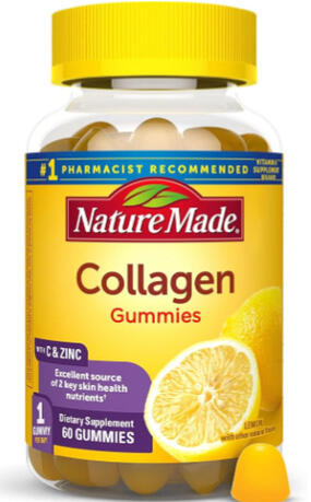Collagen peptides gummies for healthy skin