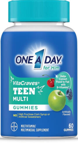 Multivitamins for teens and men